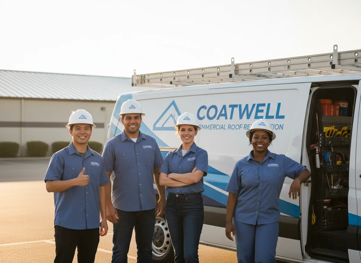 Commercial roof coating company in Bertha, MN